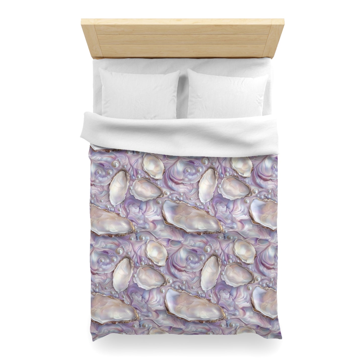 Purple Opalescent Dreams Microfiber Duvet Cover
