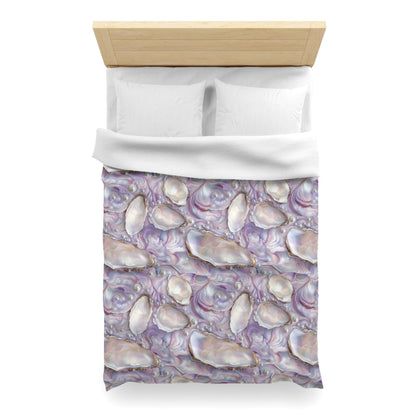 Purple Opalescent Dreams Microfiber Duvet Cover