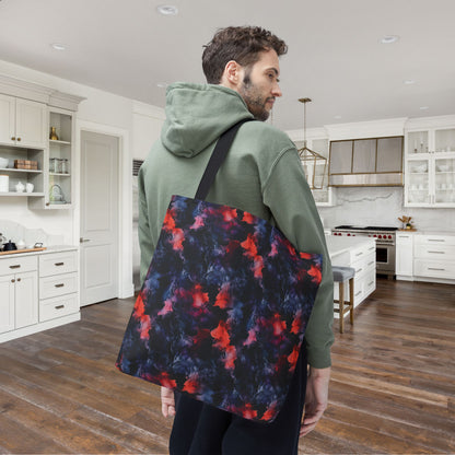 Dark Fantasy Watercolor Canvas Tote Bag