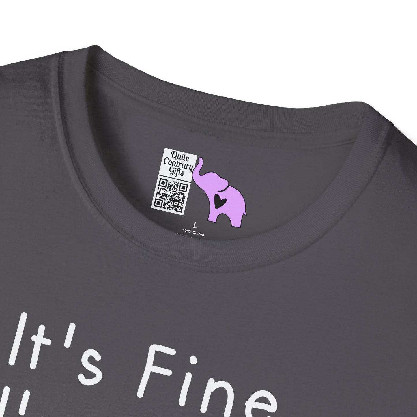 It's Fine I'm Fine Everything's Fine (Cat) Adult T-shirt