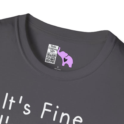 It's Fine I'm Fine Everything's Fine (Cat) Adult T-shirt