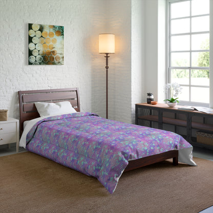 Lavender Mist Camo Comforter