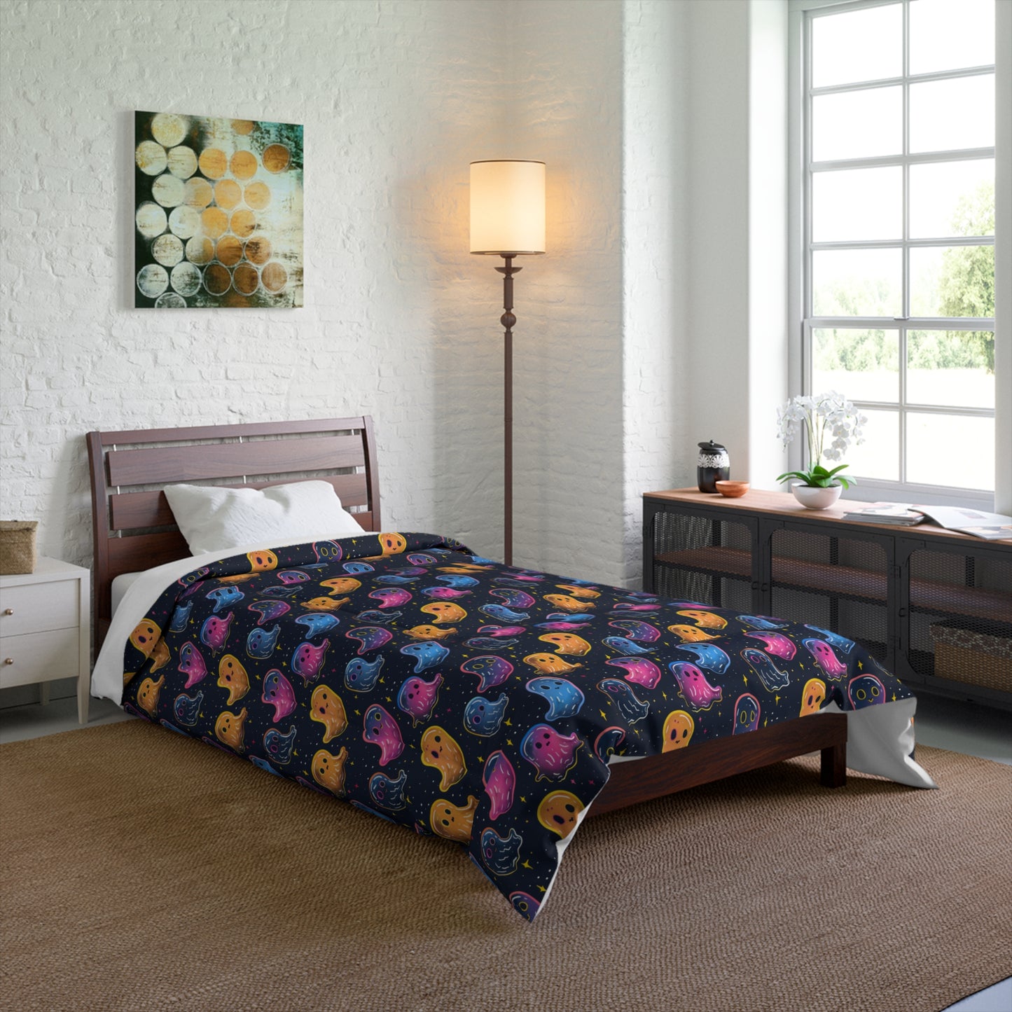 Neon Haunters Basic Bedding Set
