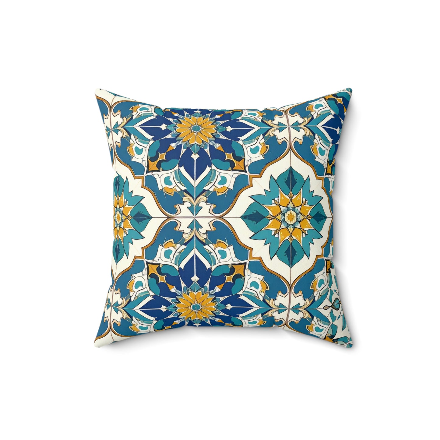 Mediterranean Lace Throw Pillow