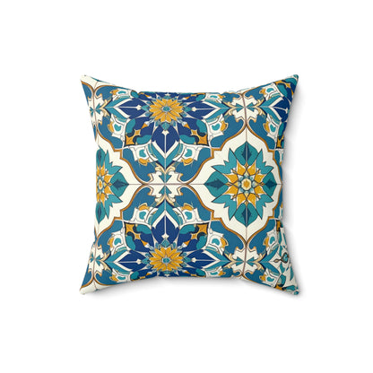 Mediterranean Lace Throw Pillow