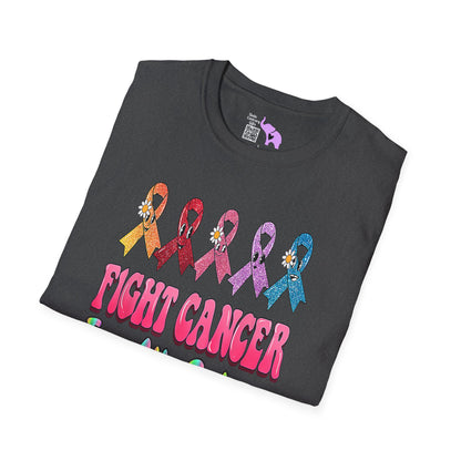 Fight Cancer in All Colors 1 Adult T-shirt