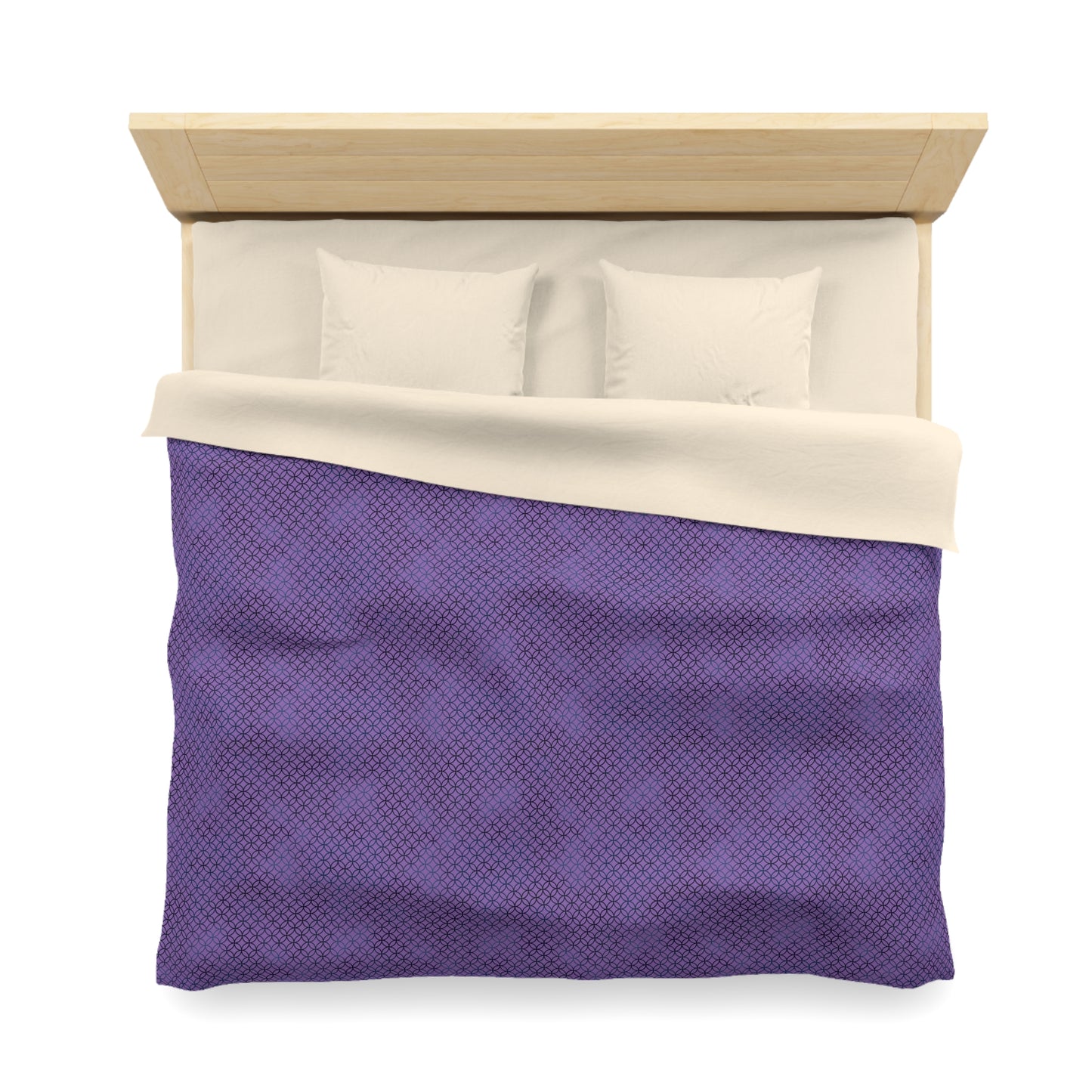 Amethyst Interlock Microfiber Duvet Cover