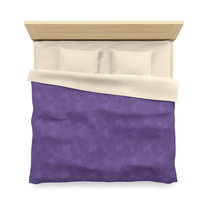 Amethyst Interlock Microfiber Duvet Cover