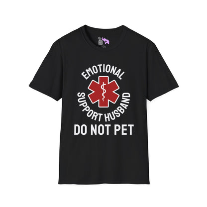 Emotional Support Husband Do Not Pet Adult T-shirt