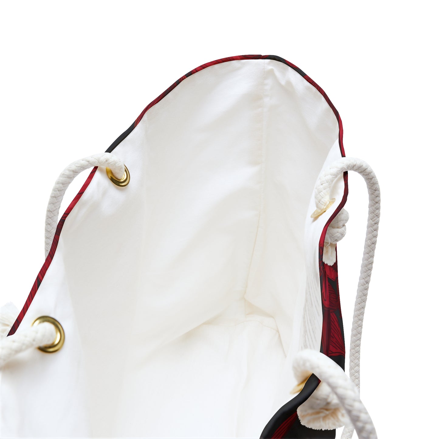Midnight Poinsettia Garden Weekender Bag