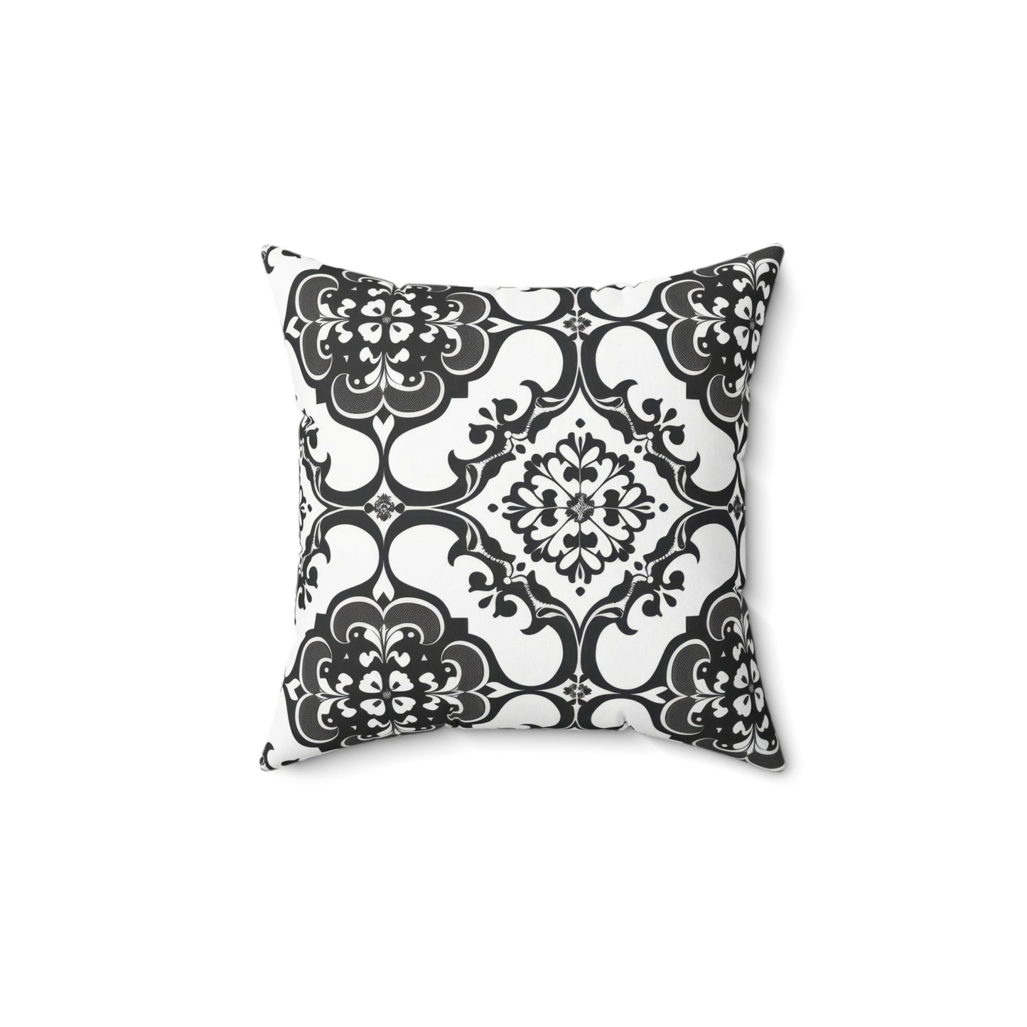 Ornamental Symmetry Throw Pillow