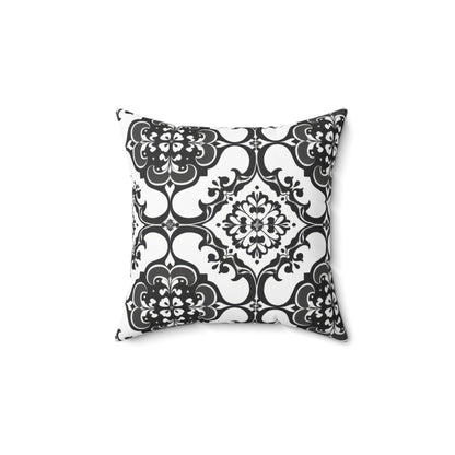 Ornamental Symmetry Throw Pillow