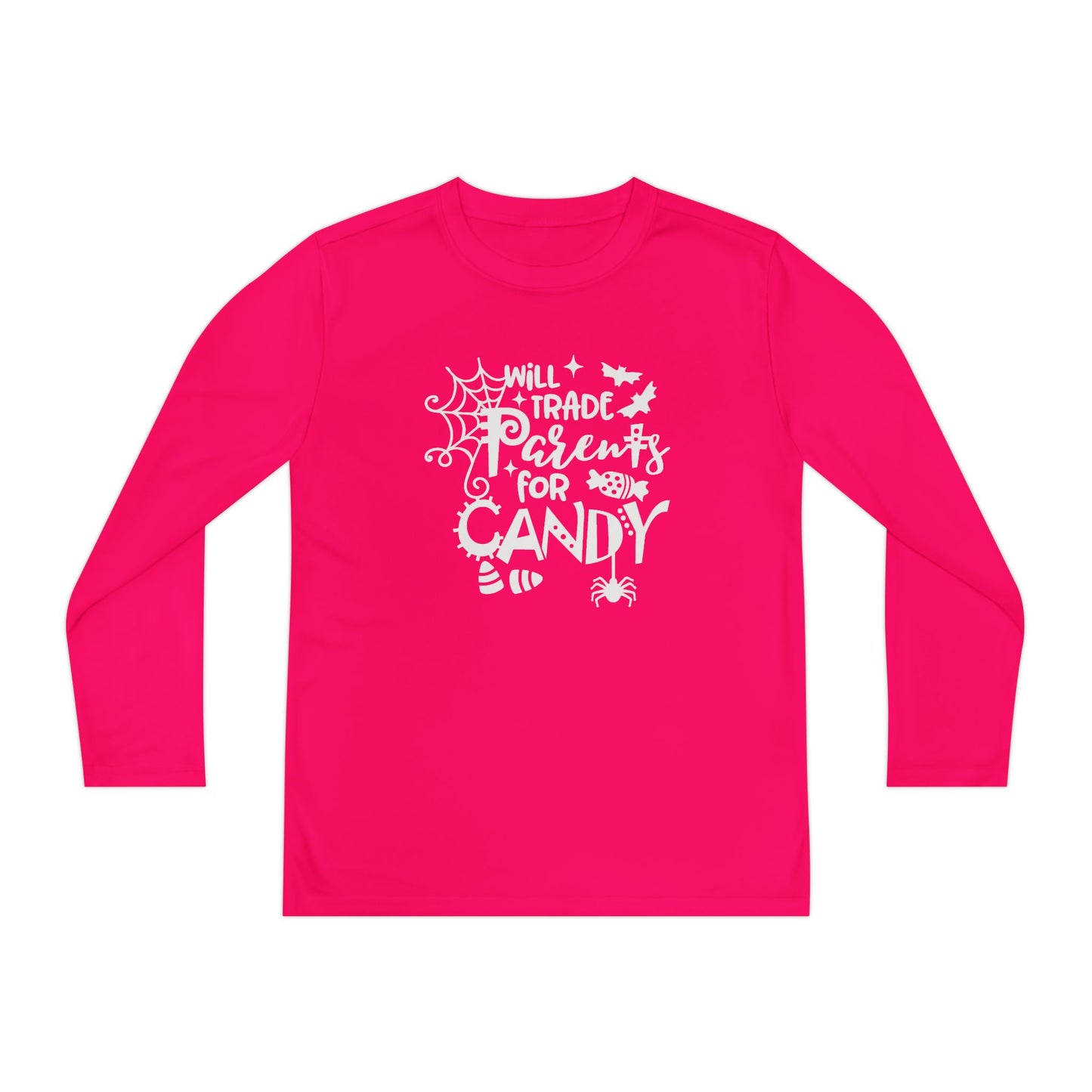 Will Trade Parents For Candy Youth Long Sleeve Tee