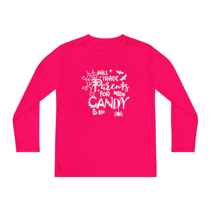 Will Trade Parents For Candy Youth Long Sleeve Tee