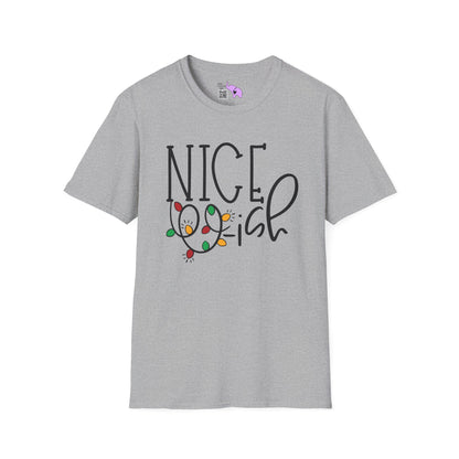 Nice-ish (Christmas Lights) Adult T-shirt