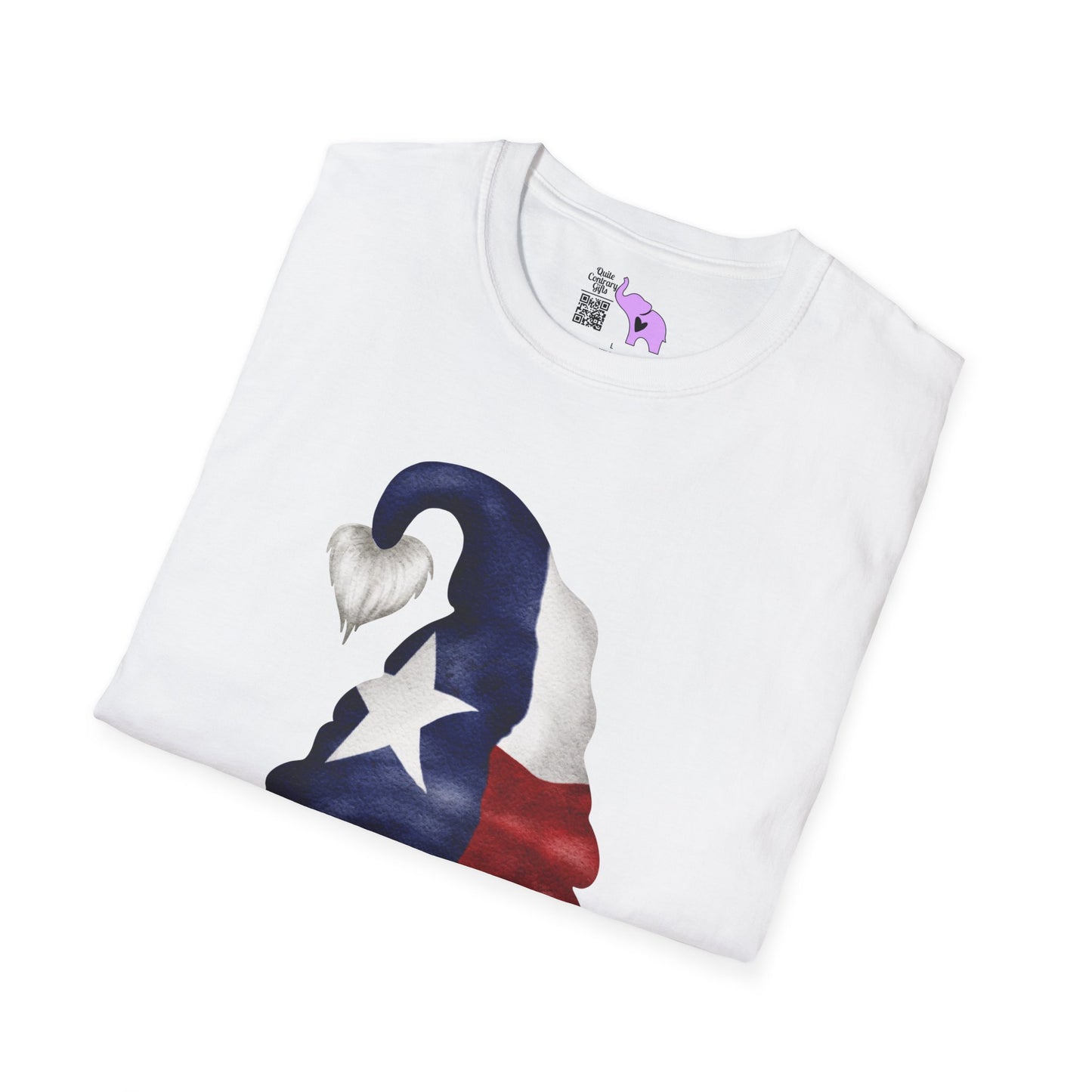 Texas Bowtie Gnome Adult T-shirt