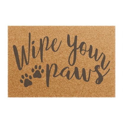 Wipe Your Paws 2 Coconut Fiber Doormat