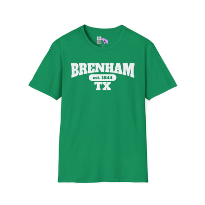 Brenham Tx Est. 1844 Adult T-shirt