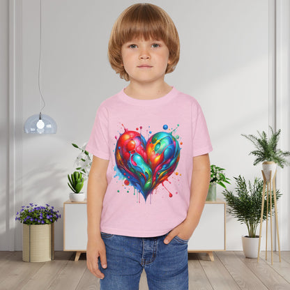 Love in Full Color Heavy Cotton™ Toddler T-shirt