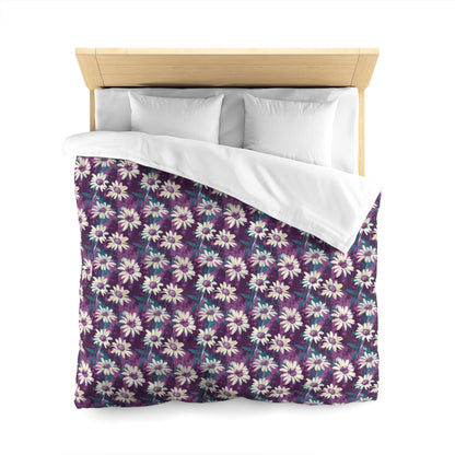 Twilight Daisy Meadow Microfiber Duvet Cover