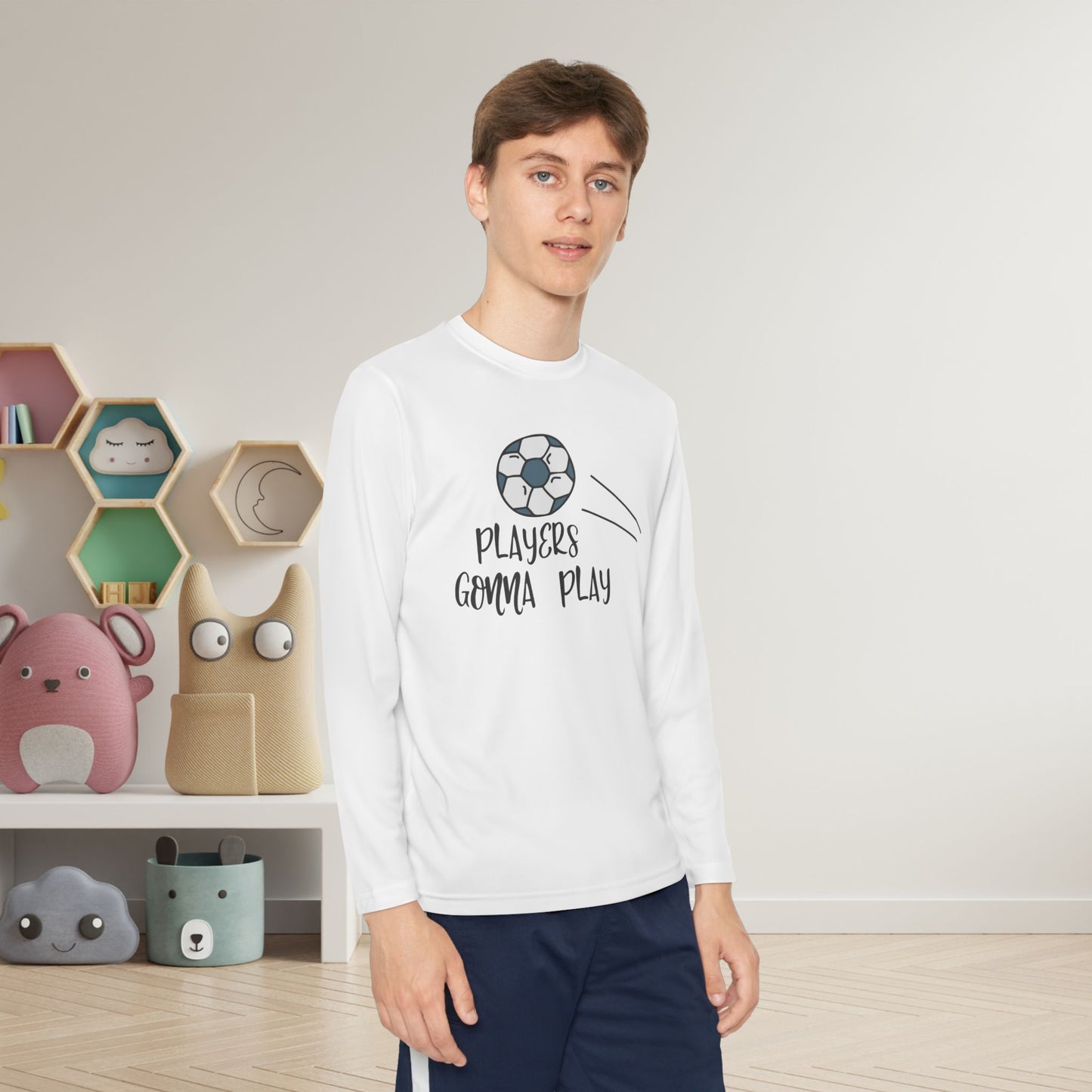 Players Gonna Play Youth Long Sleeve Tee