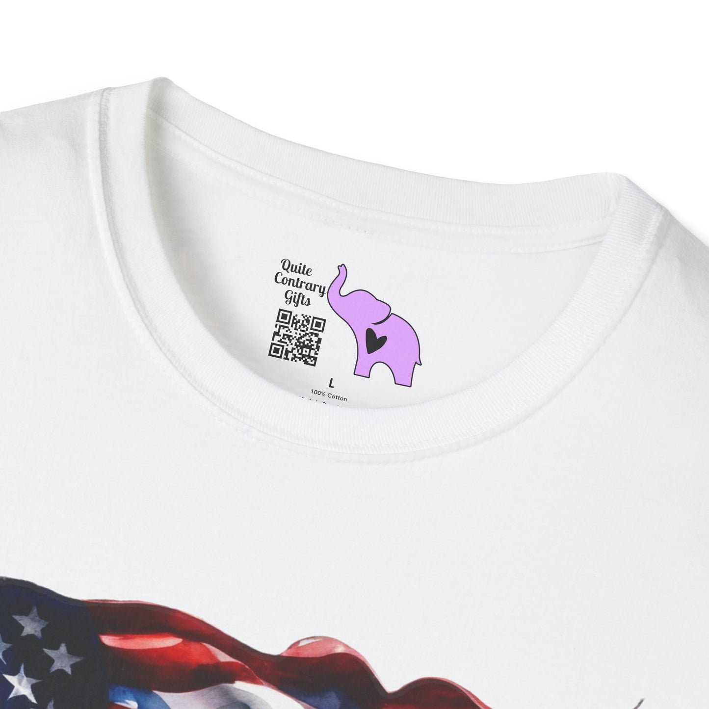 Distressed American Flag Adult T-shirt