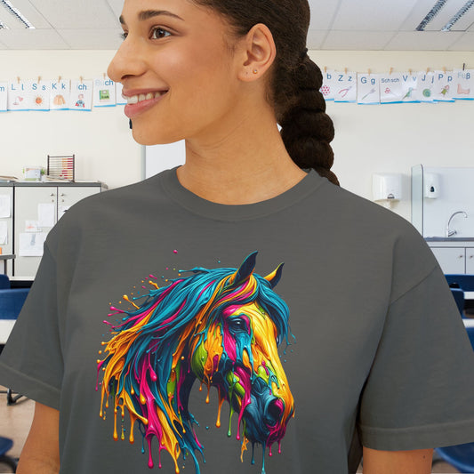 Colorful Horse Women's Boxy Tee