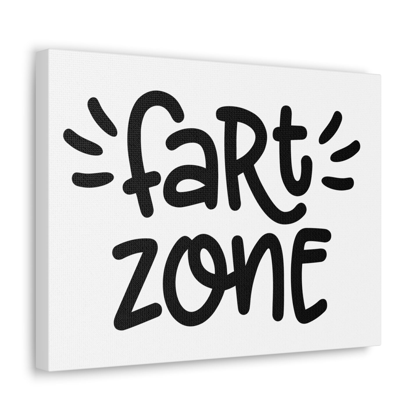 Fart Zone Canvas Horizontal Wraps w/o Frame