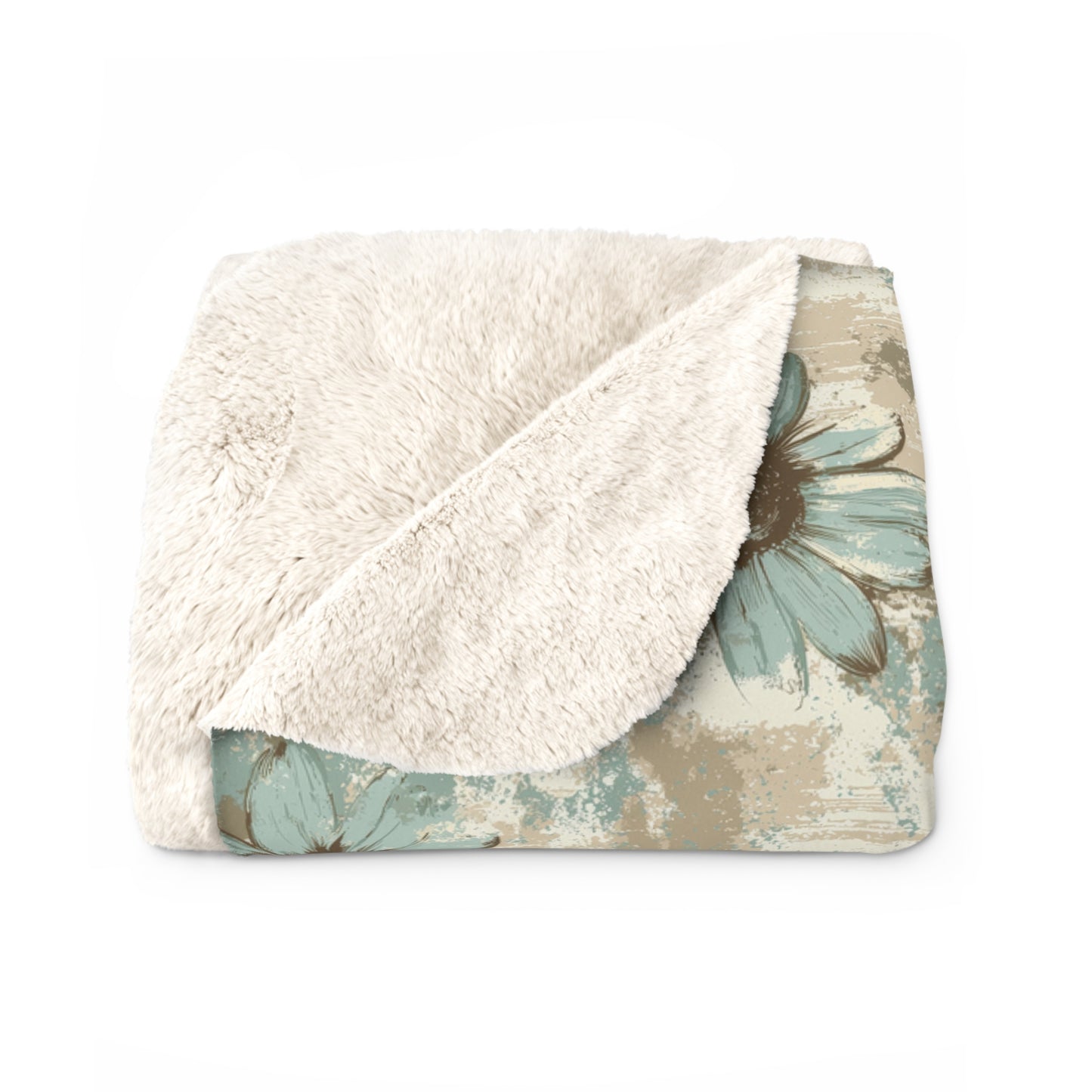 Rustic Teal Daisy Basic Bedding Set
