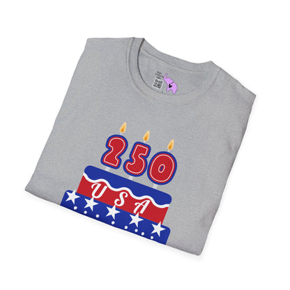 Happy Birthday USA Adult T-shirt