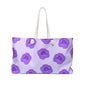 Lilac Mist Peonies Weekender Bag
