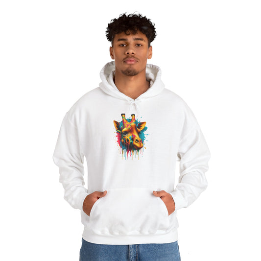 Colorful Giraffe Heavy Blend™ Hooded Sweatshirt