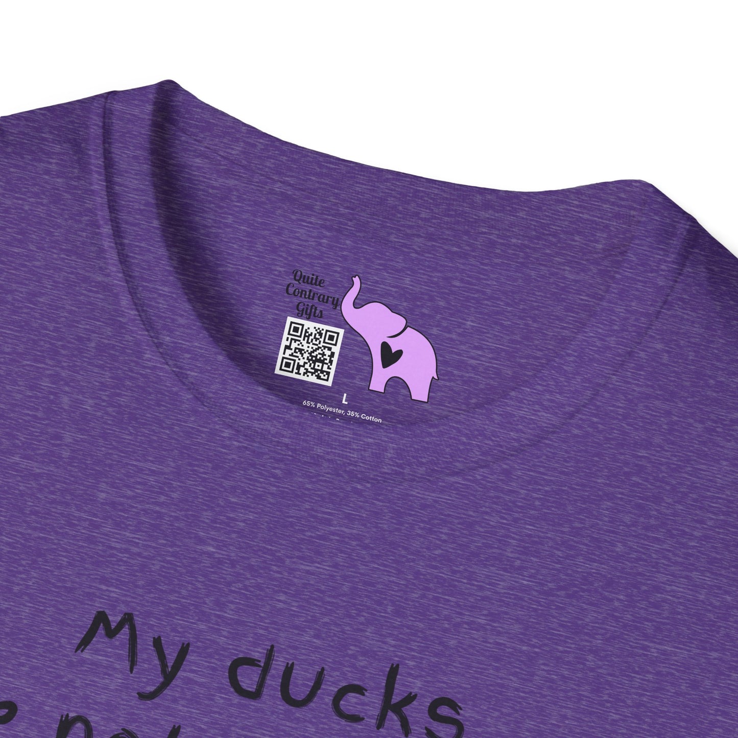 My Ducks Are Not In a Row Adult T-shirt
