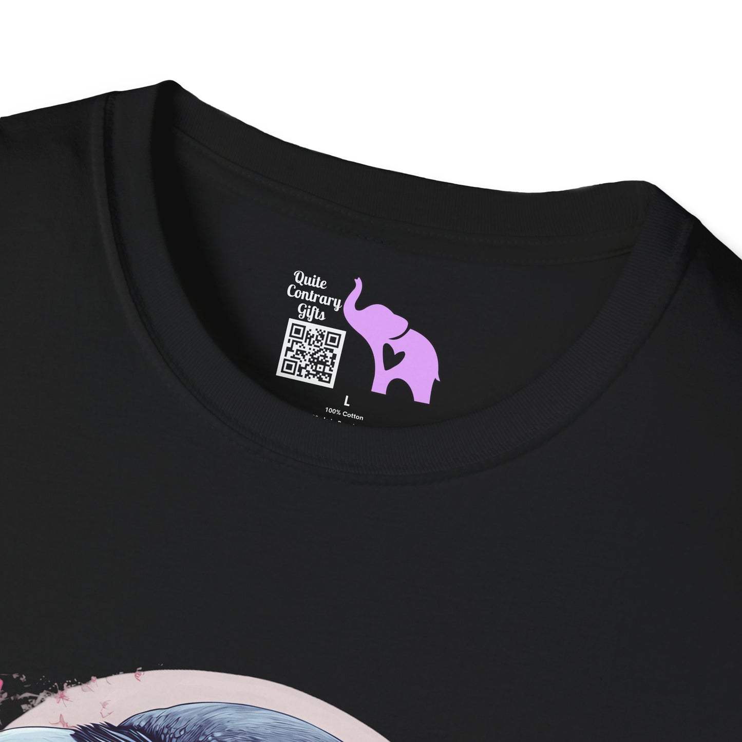 Floral Raven Adult T-shirt
