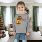 Merry Christmas Girl Gnome Toddler Long Sleeve Tee