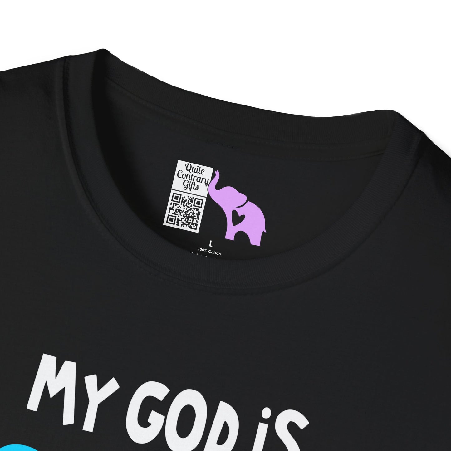 My God is So Big, So Strong, & So Mighty Adult T-shirt