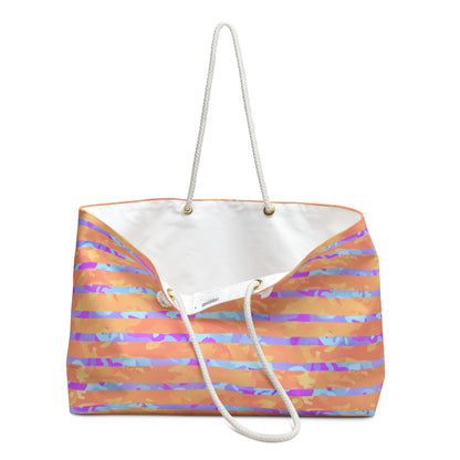 Split Spectrum Camo Weekender Bag