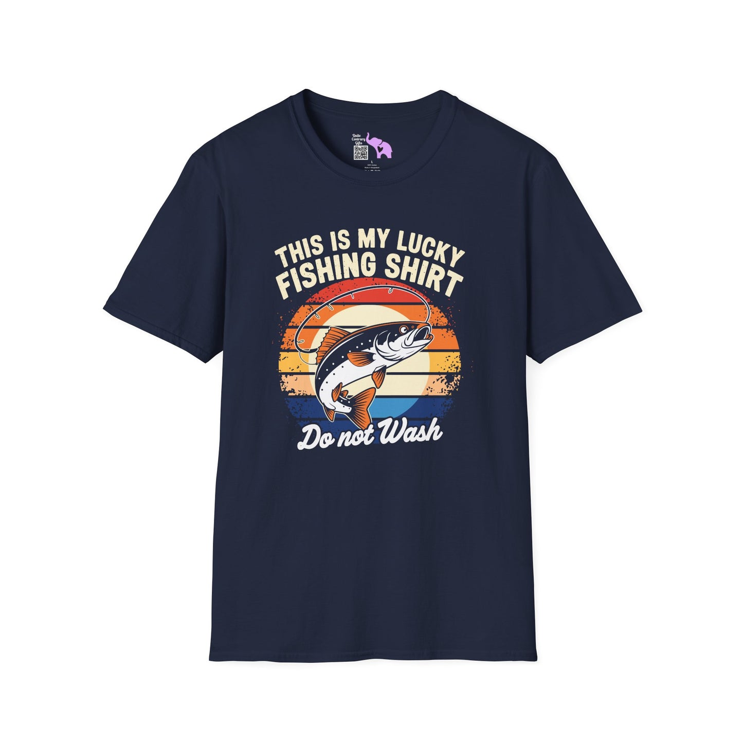 This Is My Lucky Fishing Shirt Adult T-shirt