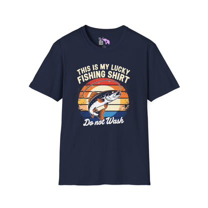 This Is My Lucky Fishing Shirt Adult T-shirt