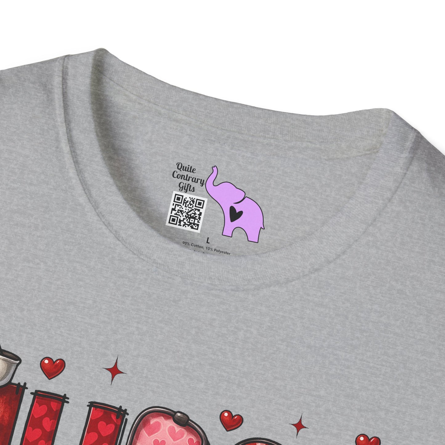 ""Nurse (Valentines) Adult T-shirt