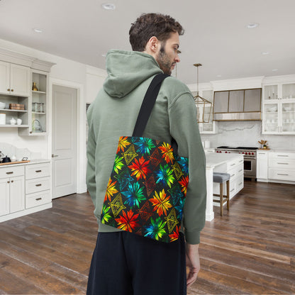 Celebration Mosaic Canvas Tote Bag