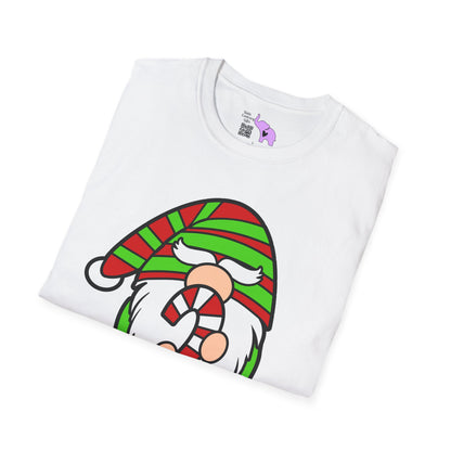 Candy Cane Crew Gnome Adult T-shirt