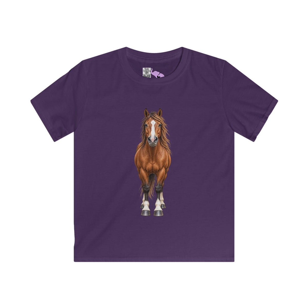 ""Front to Back Horse Lover Youth Softstyle Tee