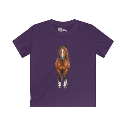 ""Front to Back Horse Lover Youth Softstyle Tee