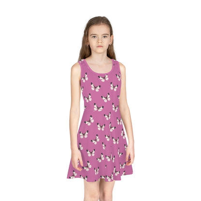 Blush Flutter Girls' Sleeveless Sundress