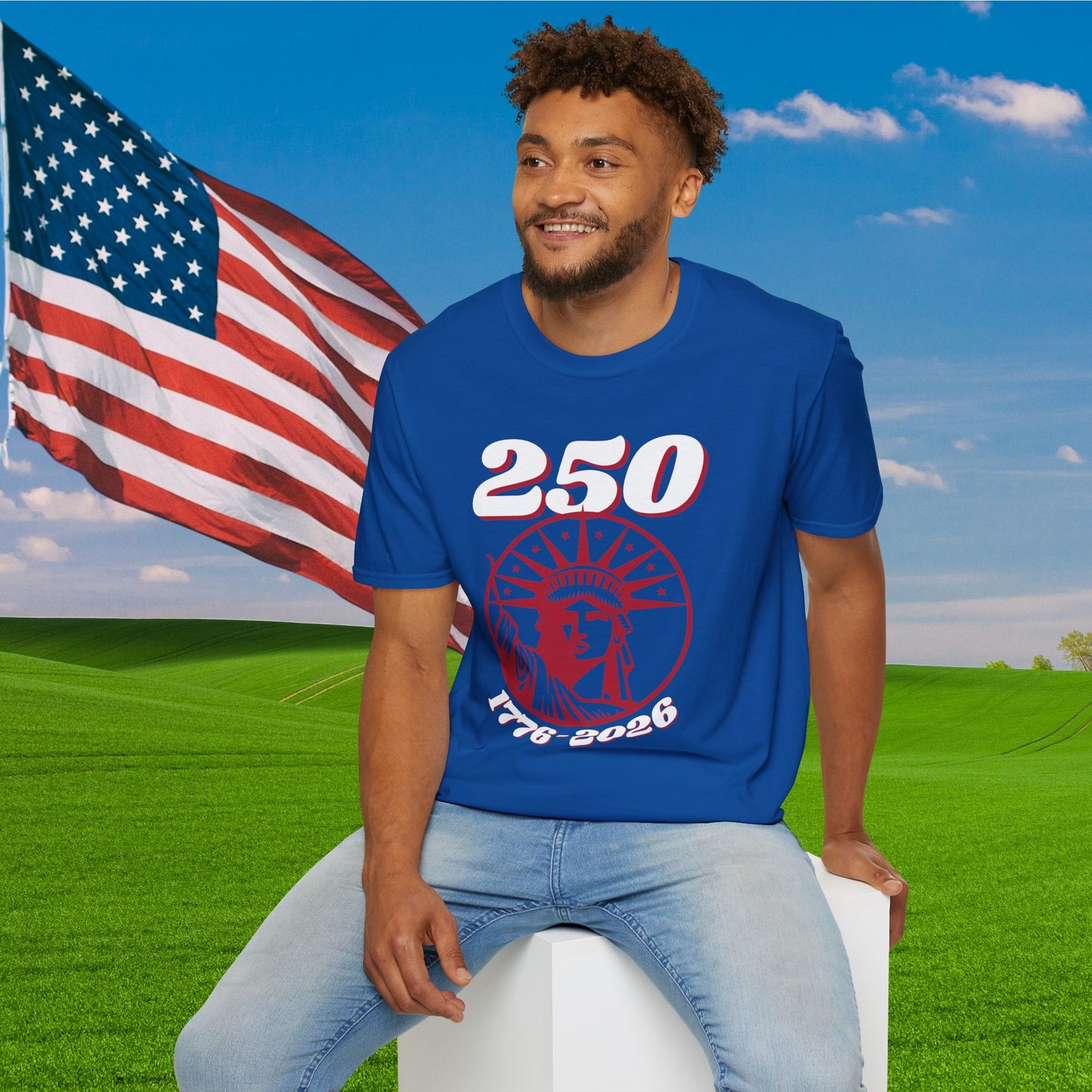 Statue of Liberty 250 1776-2026 Adult T-shirt