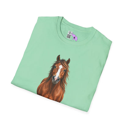 ""Front to Back Horse Lover Adult T-shirt