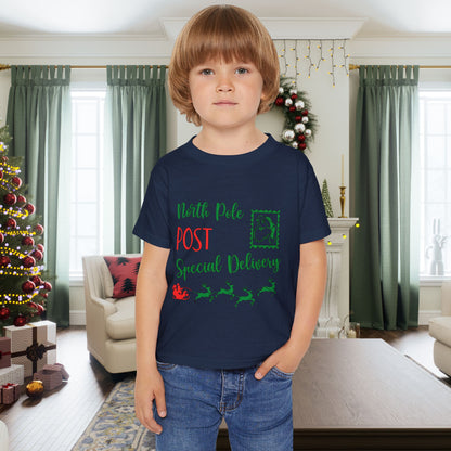 North Pole Post Special Delivery Heavy Cotton™ Toddler T-shirt