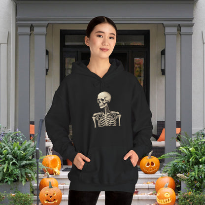 Skeleton Person Heavy Blend™ Hooded Sweatshirt