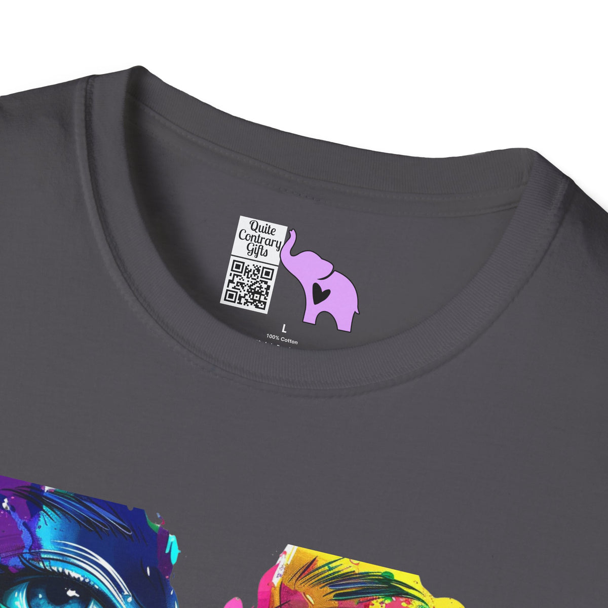 Colorful Face Adult T-shirt